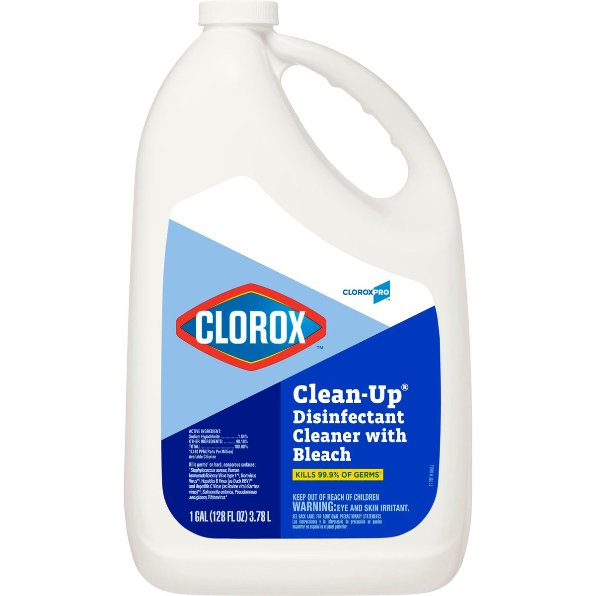 CloroxPro™ Clorox® Clean-Up® with Bleach 1 Gal. Jug Surface Disinfectant Cleaner Refill (35420)