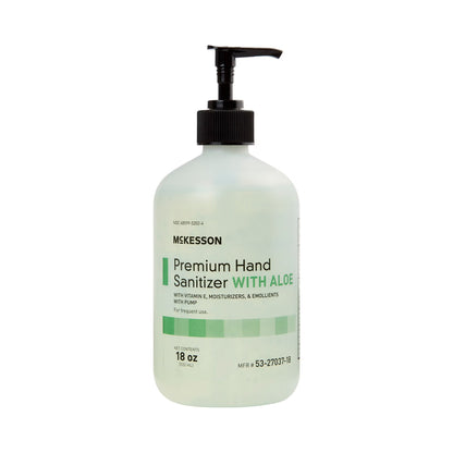 McKesson Premium 18 oz. Ethyl Alcohol Hand Sanitizer w/ Aloe (53-27037-18)