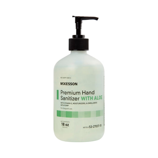 McKesson Premium 18 oz. Ethyl Alcohol Hand Sanitizer w/ Aloe (53-27037-18)