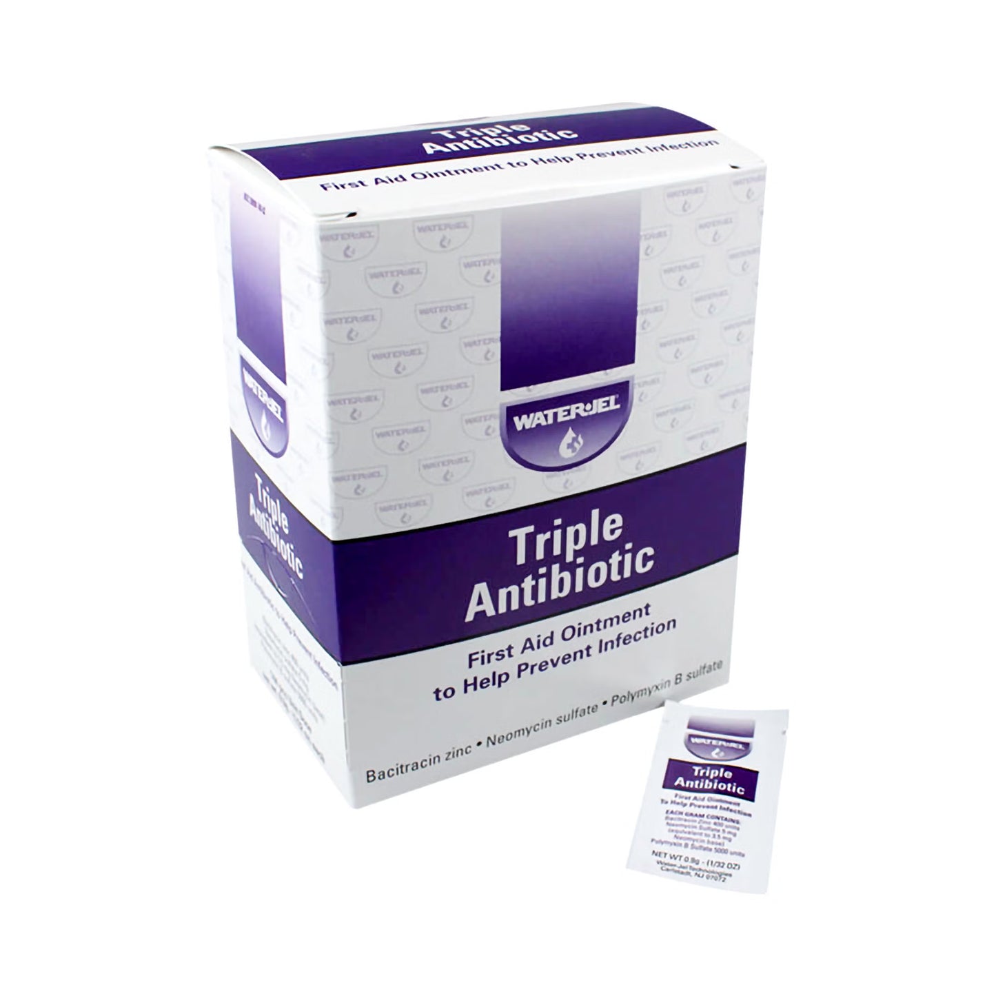 Water Jel® 0.59g Ointment Bacitracin / Neomycin / Polymyxin B First Aid Antibiotic, Individual Packet (WJTA1728.00.000)