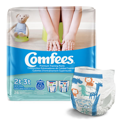 Comfees® Disposable Male Toddler Training Pants, Moderate Absorbency