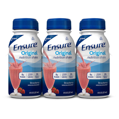 Ensure® Original Nutrition Shake Oral Supplement, Dessert Flavor, Ready To Use 8 oz. Bottle