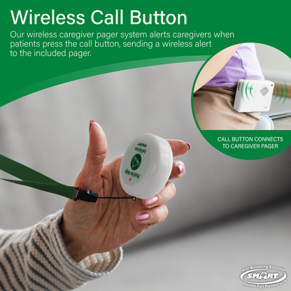 Smart Caregiver Call Buttons with Standalone Pager (TL-5102TP)