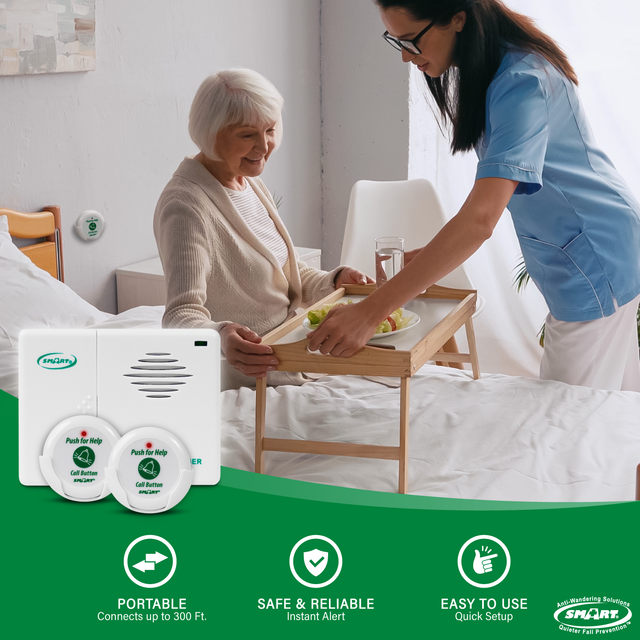 Smart Caregiver Call Buttons with Standalone Pager (TL-5102TP)
