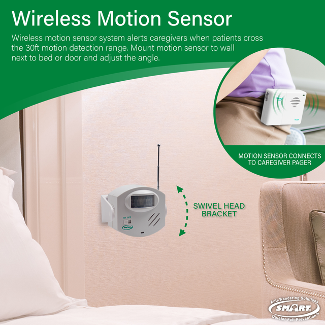 Smart Caregiver Motion Detector with Standalone Pager (TL-5102MP)