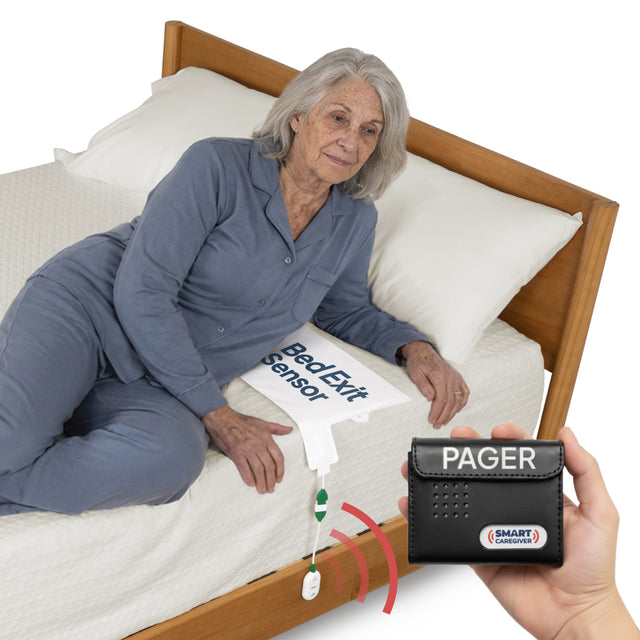Smart Caregiver Bed Alarm with Caregiver Pager (RP-WPBR1-SYS)