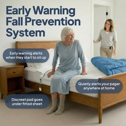 Smart Caregiver Bed Alarm with Caregiver Pager (RP-WPBR1-SYS)