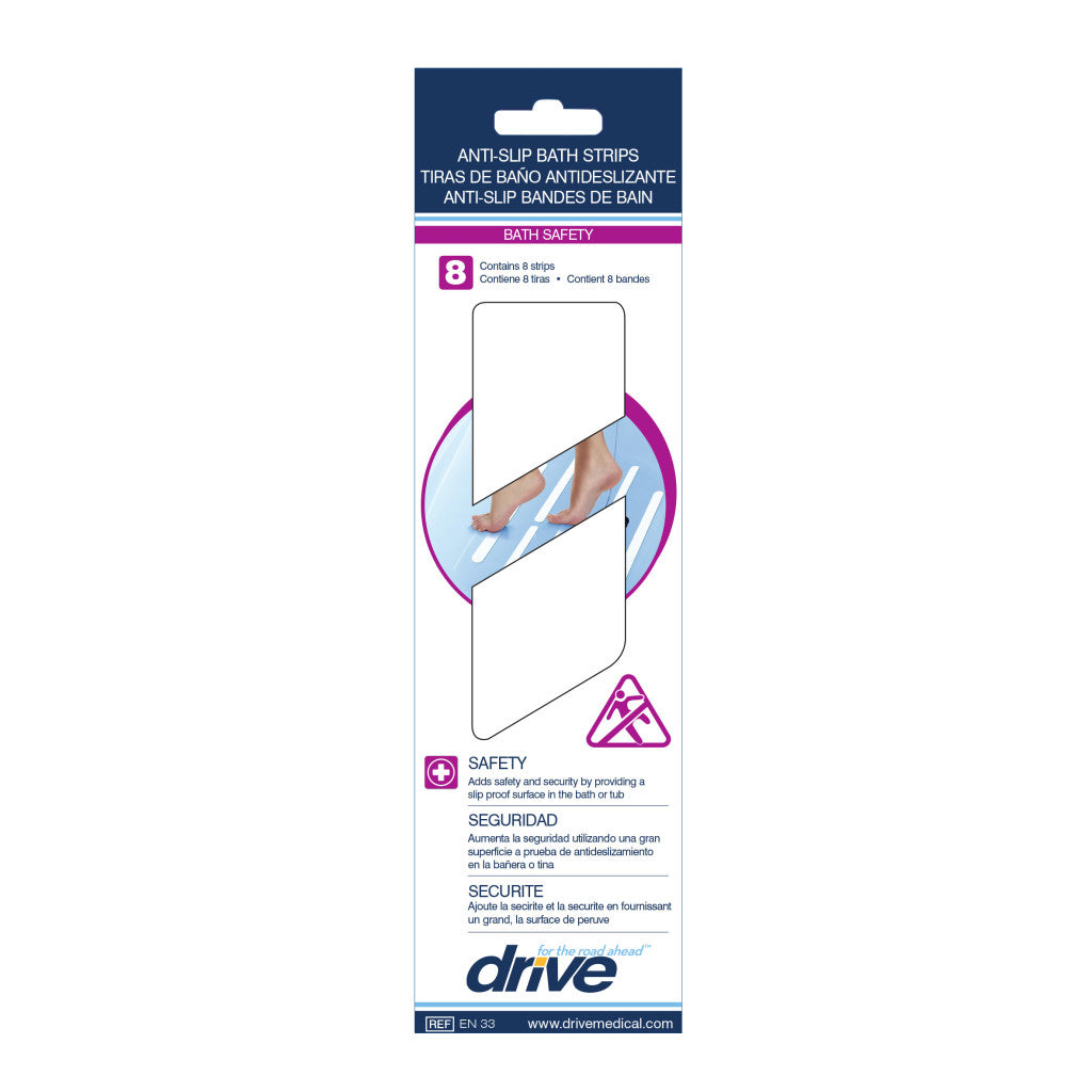 Tub and Stair Safety Treads, Pack of 8 (EN 33)