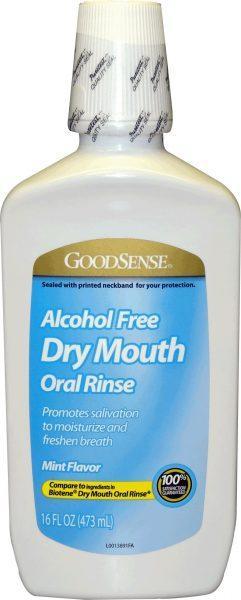 GoodSense 16 oz. Alcohol-Free Dry Mouth Rinse, Mint Flavor (VJ00693)