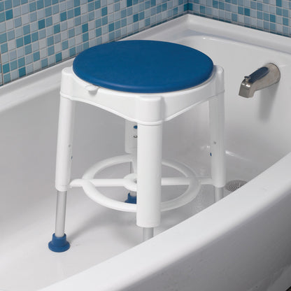 Drive Medical Bathroom Safety Swivel Seat Shower Stool (RTL12061M)