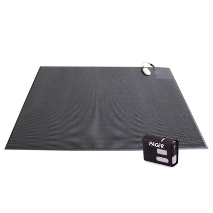 Smart Caregiver Doorway Floor Mat Alarm with Caregiver Pager (WPFM5-SYS)