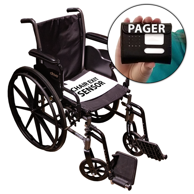 Smart Caregiver Chair Alarm with Caregiver Pager (RP-WPC1-SYS)