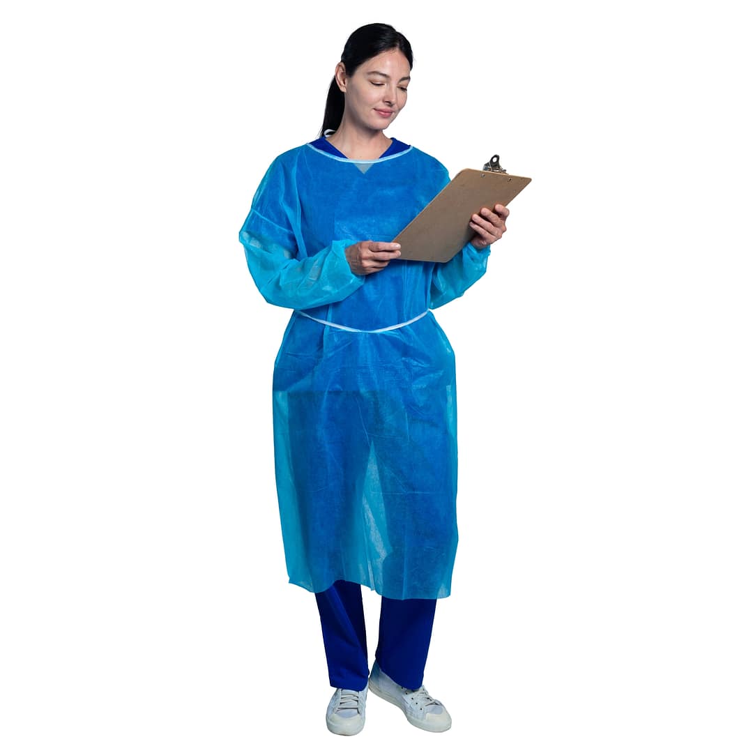 Procure Protective Procedure / Isolation Gowns, Blue / X-Large (PC156)