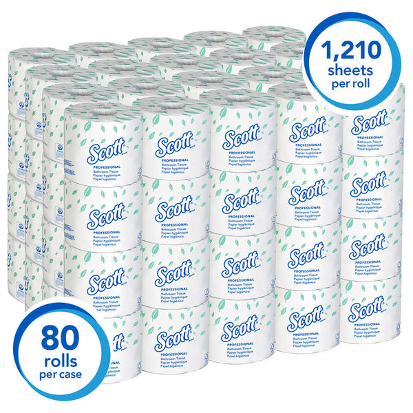 Scott® Essential 1-Ply Standard Roll Bathroom Tissue (05102)