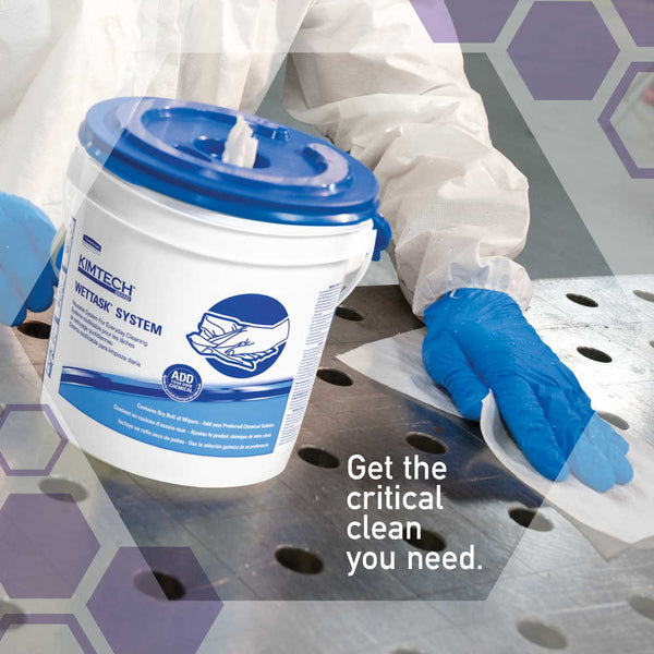 Kimtech™ Wettask* Wipers for Disinfectants and Sanitizers (06211)