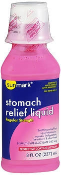 Sunmark® Stomach Relief Liquid 262 mg Strength Liquid 8 oz.