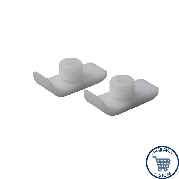 Walker Ski Glides, White, 1 Pair
