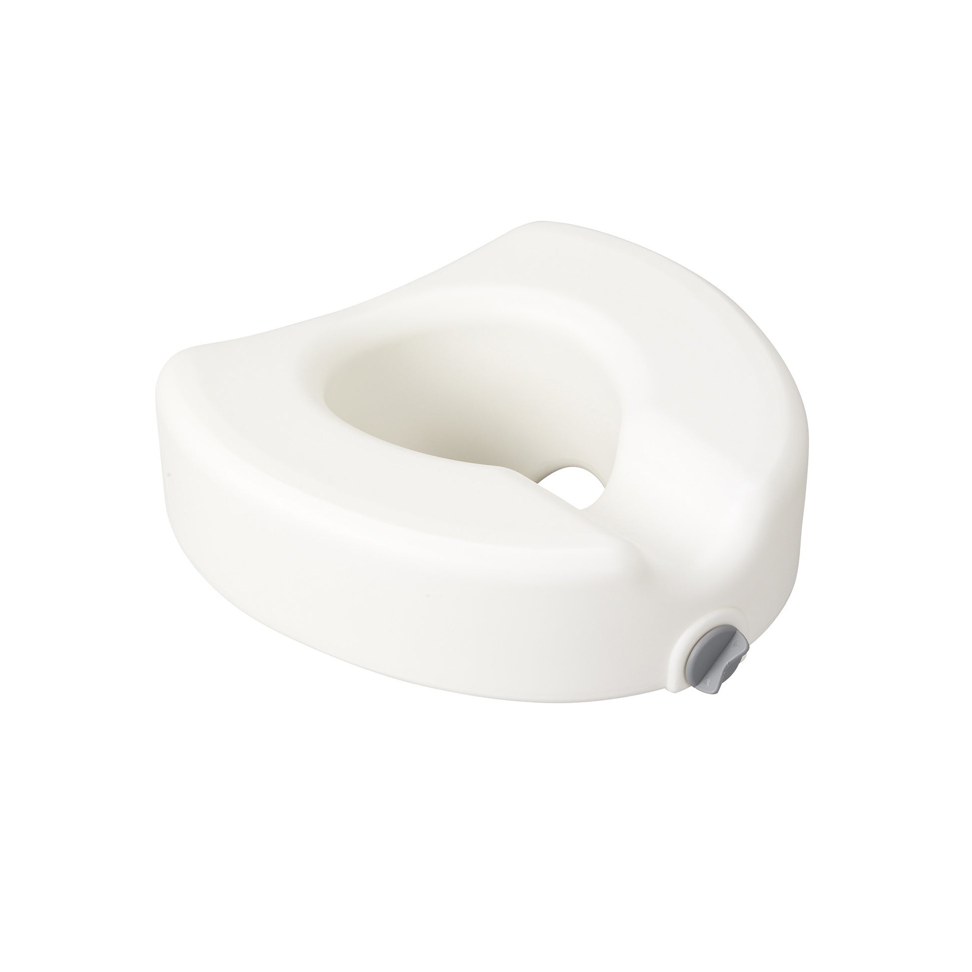 Drive Medical Premium Plastic Raised, Regular/Elongated Toilet Seat, with Lock (12014)
