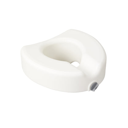 Drive Medical Premium Plastic Raised, Regular/Elongated Toilet Seat, with Lock (12014)
