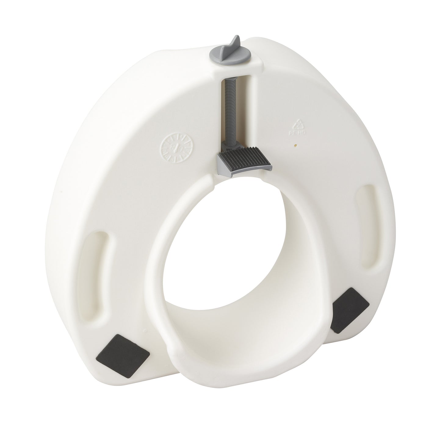 Drive Medical Premium Plastic Raised, Regular/Elongated Toilet Seat, with Lock (12014)