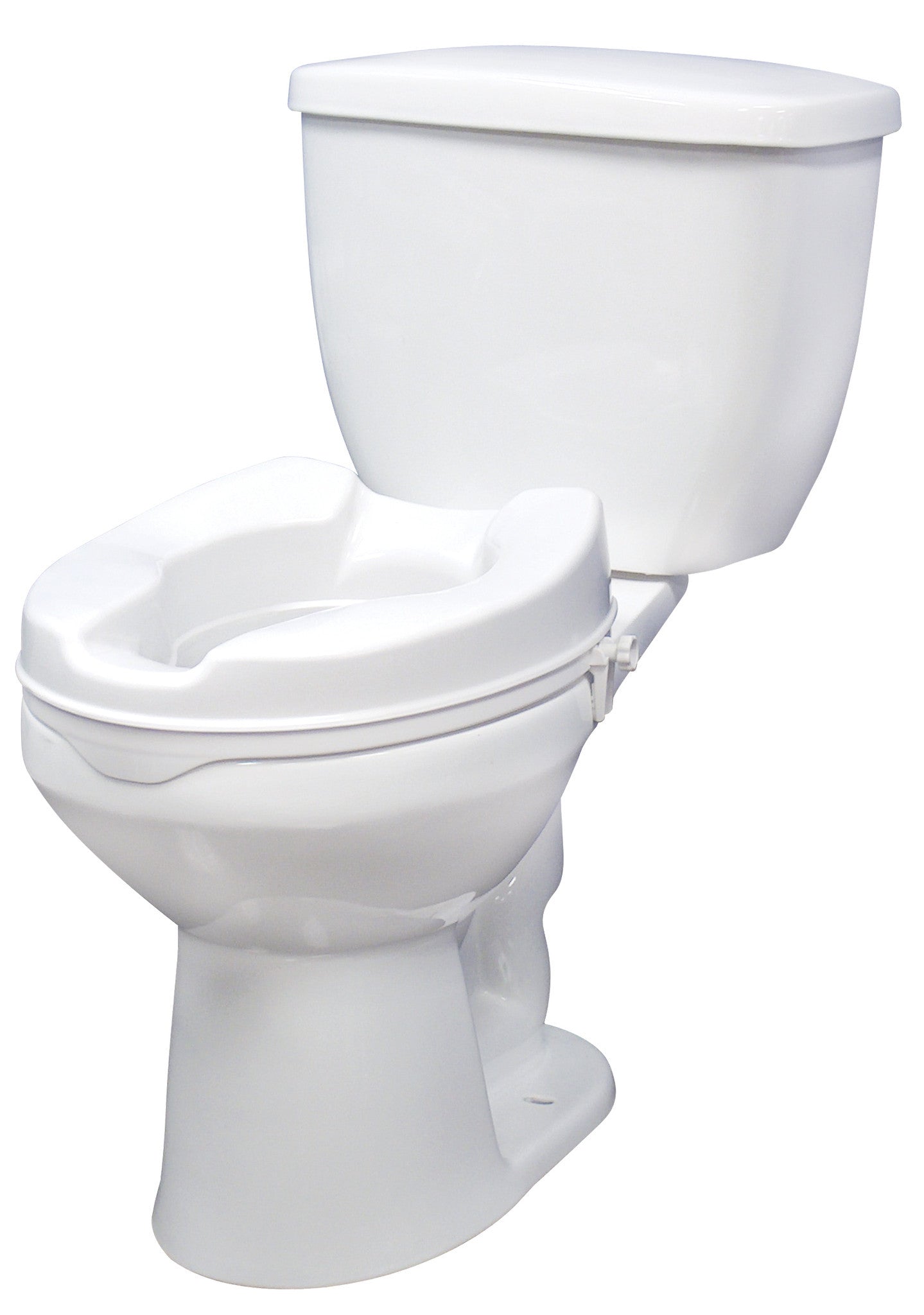 2" Raised Toilet Seat with Lock, no Lid (12062)