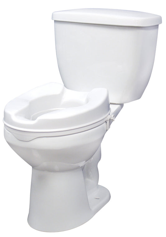 2" Raised Toilet Seat with Lock, no Lid (12062)