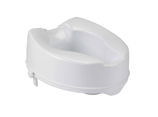 Raised Toilet Seat with Lock, 6" (12066)