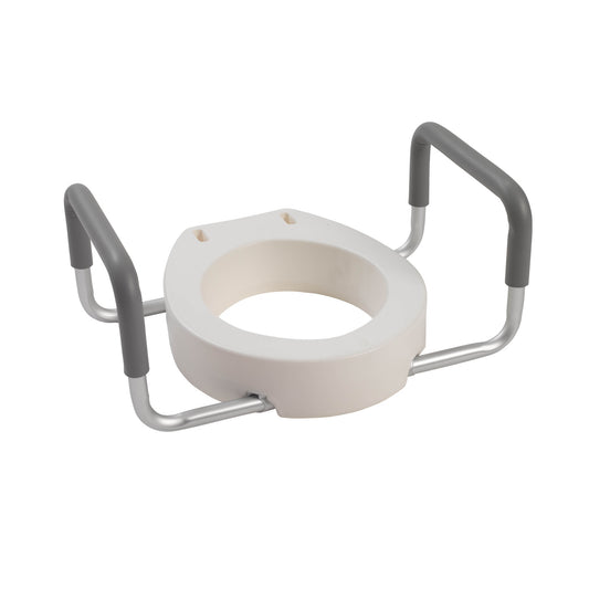 Premium Raised Toilet Seat with Removable Arms (12402)