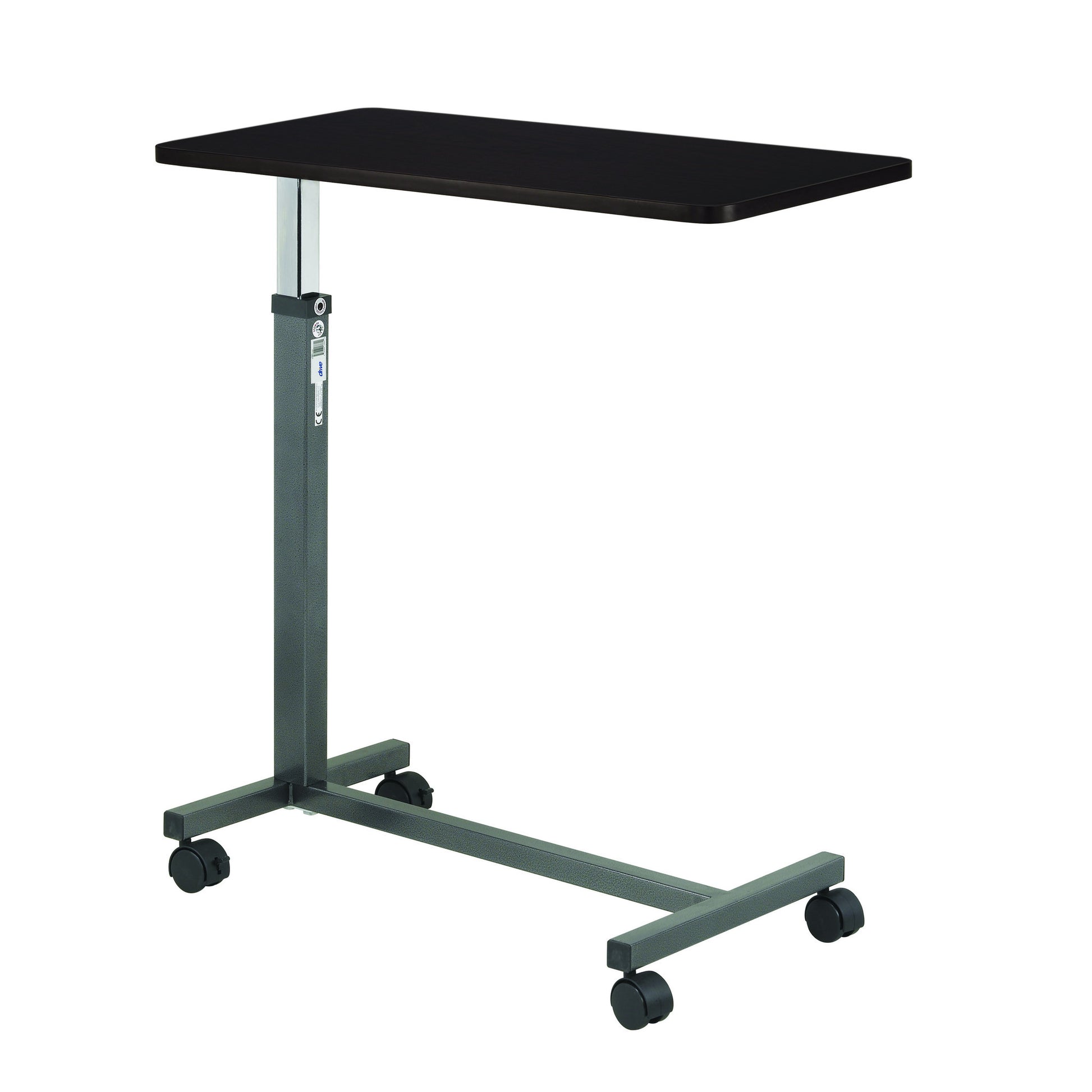 Non-Tilt Top Overbed Table, Silver Vein (13067)