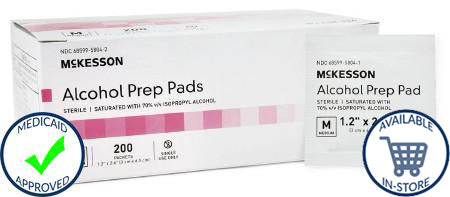 McKesson Alcohol Prep Pad - Sterile, Individual Packets