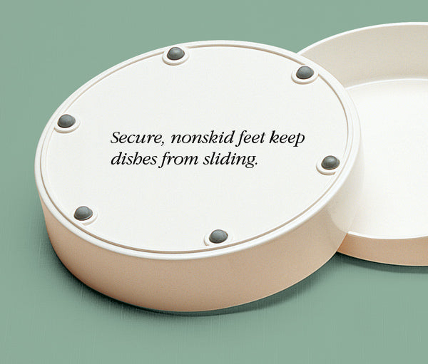 GripWare Round Scoop Dish- Melamine Model