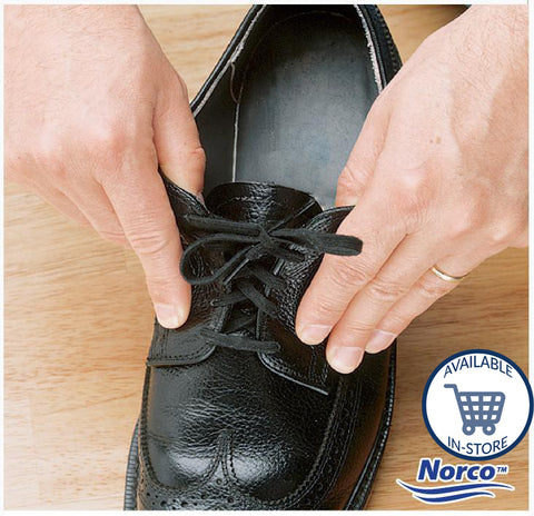 Norco Elastic Shoelaces, 24 in Black (2)