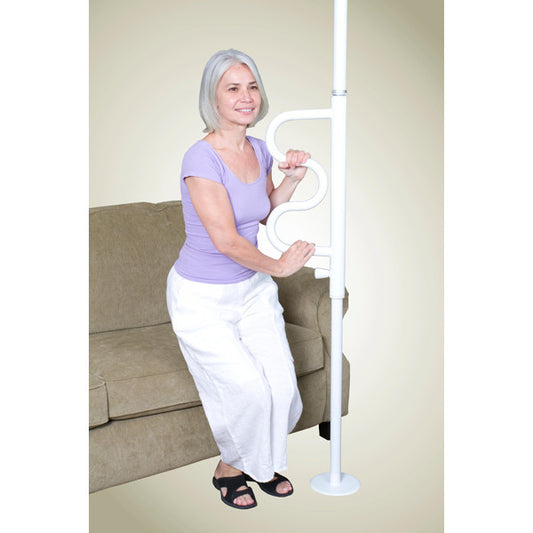 Security Pole w/Curve Grab Bar (NC94238)