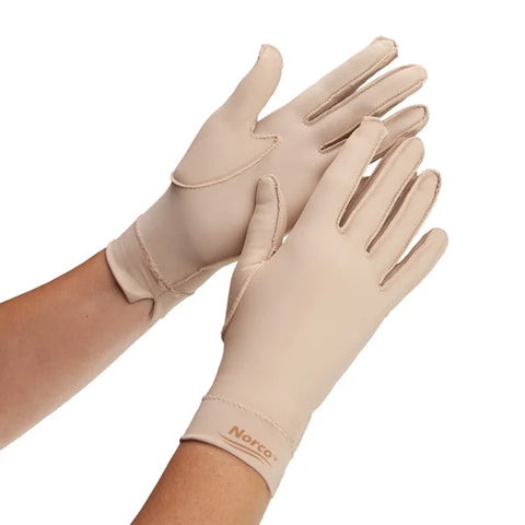 Compression Glove - Full Finger, Over The Wrist