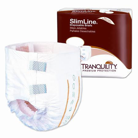 Tranquility® Slimline® Youth Incontinent Brief Tab Closure Medium Disposable Heavy Absorbency