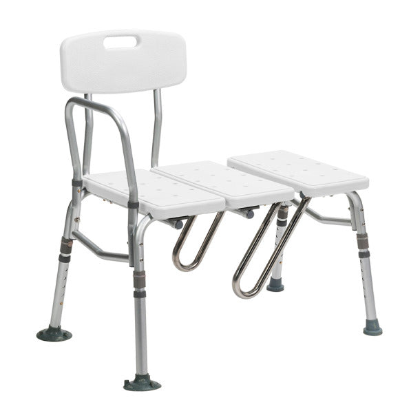 Drive Medical Splash Defense™ Transfer Bench with Curtain Guard Protection (RTL12032KDR)