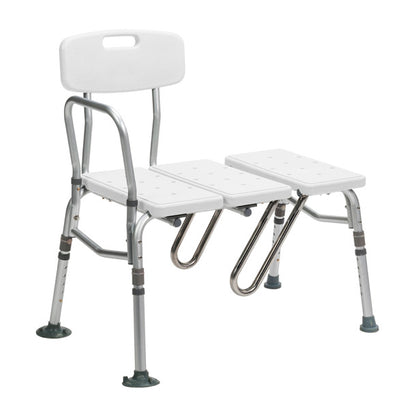 Drive Medical Splash Defense™ Transfer Bench with Curtain Guard Protection (RTL12032KDR)