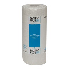 GP PRO Pacific Blue Select™ 2-Ply Perforated Roll Towel, White (27385)