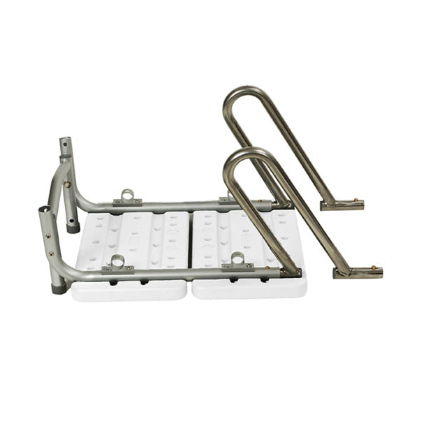 Drive Medical Splash Defense™ Transfer Bench with Curtain Guard Protection (RTL12032KDR)