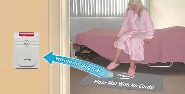 433-EC with LM-01C - 24"x71"x1" (gray) CordLess® Weight Sensing Impact Landing Mat with transmitter and beveled edge - 1 year warranty