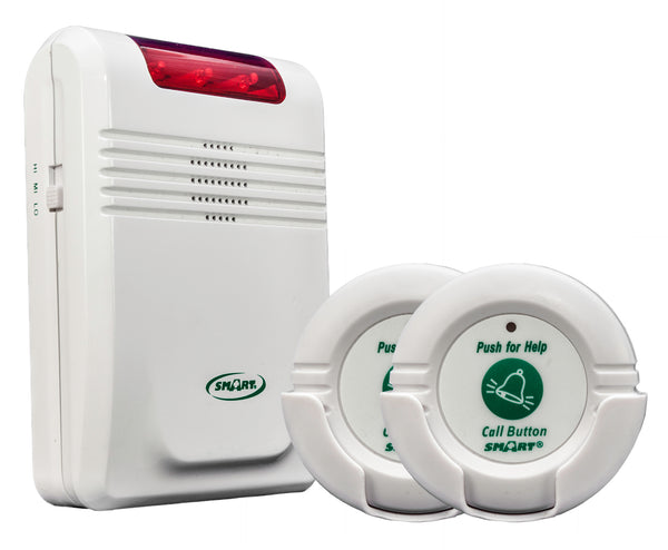 433-EC with (2) 433-NC - Nurse Call Buttons and AC adapter