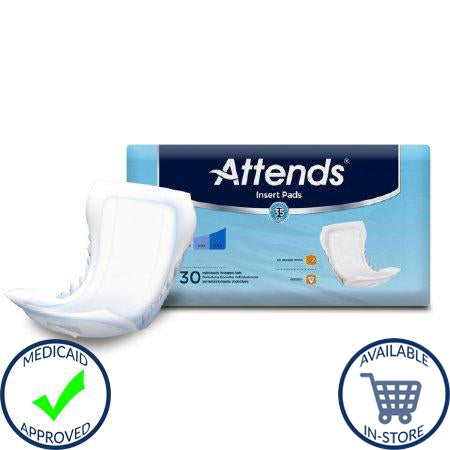 Incontinence Liner Attends® Insert 18 Inch Length Moderate Absorbency Polymer Unisex Disposable (LP0600)