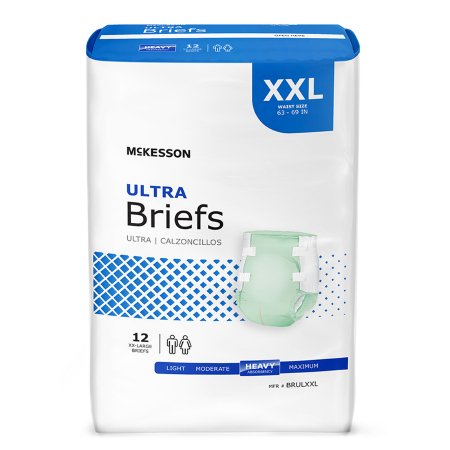McKesson Adult Incontinent Brief Ultra Tab Closure Disposable Heavy Absorbency