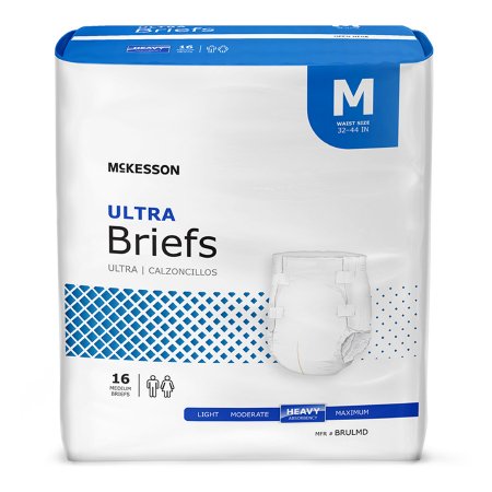 McKesson Adult Incontinent Brief Ultra Tab Closure Disposable Heavy Absorbency
