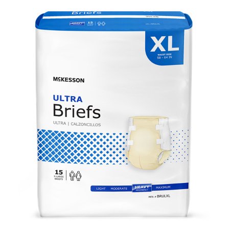 McKesson Adult Incontinent Brief Ultra Tab Closure Disposable Heavy Absorbency