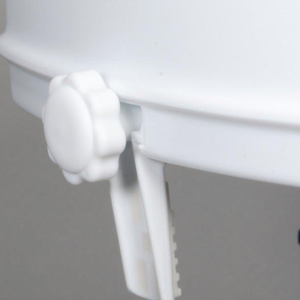 Raised Toilet Seat with Lock, 6" (12066)