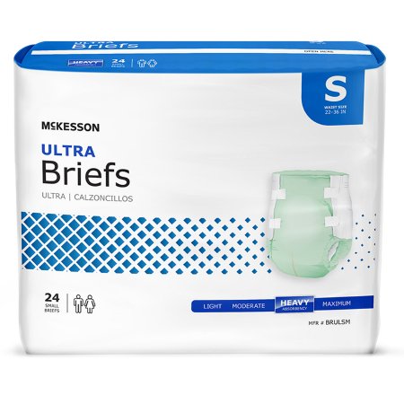McKesson Adult Incontinent Brief Ultra Tab Closure Disposable Heavy Absorbency