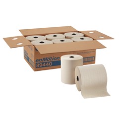 GP PRO enMotion® 8" Recycled Paper Towel Roll, Brown (89440)