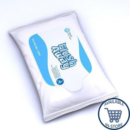 Flush Away Junior Flushable Personal Wipes - Soft Pack, Aloe Scented (1324)