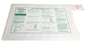 433-EC with GBT-RI - 10"x30" CordLess® bed pad and GCT-WI - 10"X15" CordLess® - 1 year pads